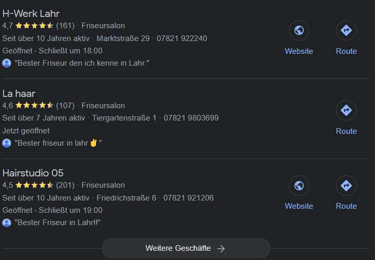 Screenshot des Local-3-Packs